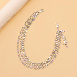 Multi Layered Star Shoe <b>Chain</b> Zinc Alloy Unisex Casual Martin <b>Boot</b> Accessory - Product Image 3