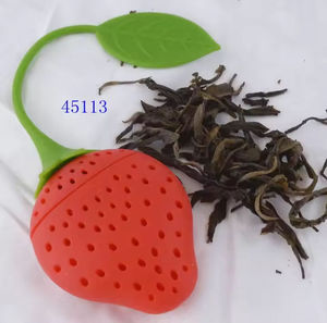 Juego de utensilios populares Oem 2004 Infusor de té de silicona <span class=keywords><strong>verde</strong></span> y bolsas de té vacías Precio de máquina de embalaje de metal y plástico de malla - Product Image 2