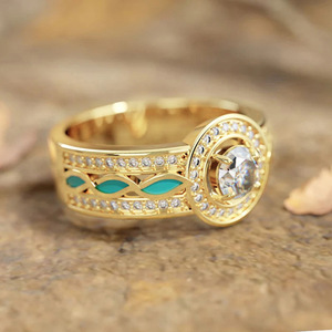Anello in Stile Etnico Vintage per Donne, Gioiello Artistico e Alla Moda - Product Image 5
