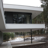 Villa Maison Préfabriquée à Ossature Acier de Deux Étages avec 4 Chambres