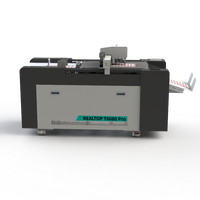 Realtop Box Cortador de cartón Plotter Máquina Cortador plano Plotter Mesa para Pegatinas de papel