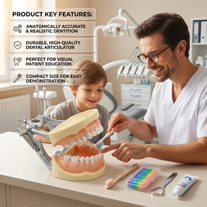 Modèle dentaire standard, modèle de mâchoire à dents permanentes pour l'enseignement médical buccal CE/ISO/ROHS/CNAS - Product Image 1