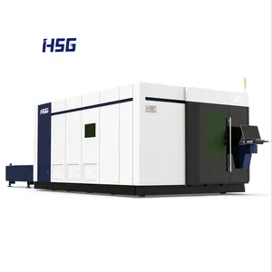 Sheet Metal Laser Cutting Machine Super High Power 20kw Fiber Laser HSG Laser Alpha T Plus Bus CNC System Ipg 6kw Raycus/ipg