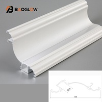 Vente en gros de profilés en aluminium LED personnalisables pour rampes d'escalier, poignées et tiroirs à ouverture libre, avec nouvelles fonctionnalités