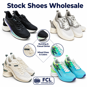 Guangzhou Supplier Size 39-46 Leftover Stock New Branded Shoes With Live Video Call - Product Image 1