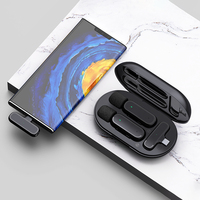 Micrófono Lavalier inalámbrico K61 con ESTUCHE DE CARGA Nueva gran oferta Adecuado para transmisión en vivo Programa de grabación de video Entrevista