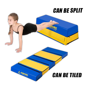 Quatre sections pommeau <span class=keywords><strong>cheval</strong></span> voûte boîte de saut enfants multi fonction équipement de <span class=keywords><strong>gymnastique</strong></span> gym utiliser <span class=keywords><strong>cheval</strong></span> de saut <span class=keywords><strong>d</strong></span>étachable - Product Image 3