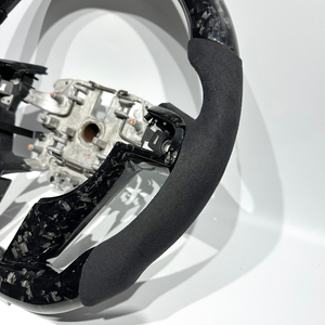 Volante de Carreras de Fibra de Carbono y Gamuza Sin Agarre, Apto para G8 VE SS - Product Image 3