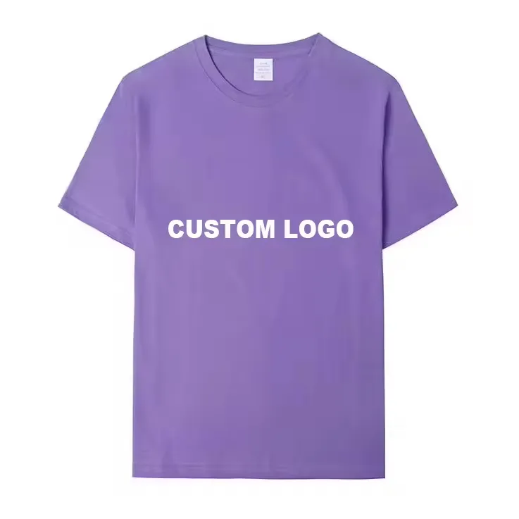 Camisetas de peso pesado con logotipo personalizado de primera calidad, Camiseta 100% de algodón para hombre, camisetas en blanco de gran tamaño de algodón 280gsm