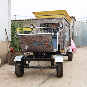 Hot Selling Funeral Hearses Cars Special Transportation Towable Coffin Cart Model Hearses for Sale - Product Image 5