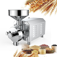 HR1500 Moulin à Farine en Acier Inoxydable, Mini Moulin Domestique pour la Maison, Petit Moulin à Farine de Blé