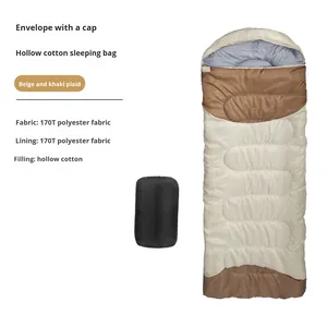 Sac de couchage enveloppe pour le camping transfrontalier, hiver, extérieur, adulte, épaissi, imperméable, voyage, alpinisme, anti-salissure, 700g - Product Image 5