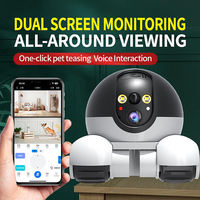 Distributeur automatique intelligent pour animaux de compagnie, application multilingue, conception en PVC durable, 4G/WiFi, respectueux de l'environnement, pour chats, chiens et oiseaux