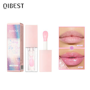 QIBEST sıcak renk değiştirme dudak yağı kolay renk parlak inci uzun ömürlü nemlendirici sıcaklık renk değiştiren Lipgloss kozmetik - Product Image 5