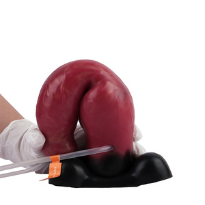 Consolador con pulverizador de agua inflable para pene de <span class=keywords><strong>perro</strong></span> de fantasía, masturbador femenino de silicona suave, Juguetes sexuales divertidos para adultos, <span class=keywords><strong>precio</strong></span> al por mayor - Product Image 6