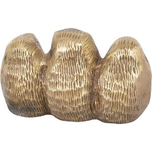 Diseño de casa de campo moderno de lujo Estatua de tres monos de latón Hear-No See-No Speak-No Evil Animal Estatuilla hecha a mano Eco-Friendly - Product Image 3