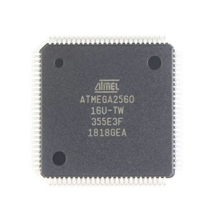 ยี่ห้อใหม่ ATMEGA2560-16AU TQFP-100 ไมโครคอนโทรลเลอร์ AVR 8 บิต 256KB แฟลชชิป IC - Product Image 1