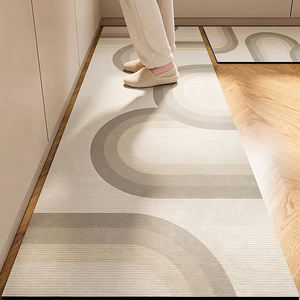 Nouveau style 2026 – <span class=keywords><strong>Tapis</strong></span> <span class=keywords><strong>de</strong></span> sol moderne et simple, lavable, ensemble <span class=keywords><strong>de</strong></span> 2 pièces, en caoutchouc, pour <span class=keywords><strong>cuisine</strong></span> et salle à manger - Product Image 6