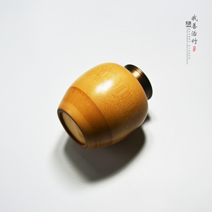 Bamboo Tea Canister With Metal Lid Airtight Storage Jar For Tea Packaging Chongqing Craftsmanship - Product Image 5