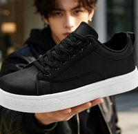 Chaussures classiques en PU légères pour hommes, toutes saisons - Élégantes, confortables, flexibles, pour le sport, le quotidien, augmentant la taille, tendance