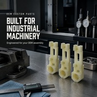 Pièces en plastique usinées CNC sur mesure, haute précision, durables, en ABS, nylon, POM, composants de tournage et de fraisage pour équipements d'automatisation