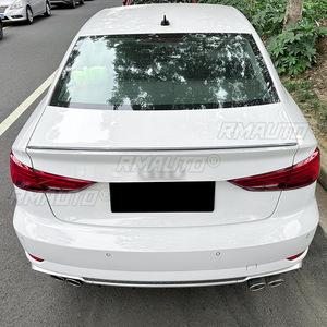 สปอยเลอร์หลัง สำหรับ Audi A3 S3 8V Sedan ปี 2014-2020 ปีกหลัง สปอยเลอร์ฝากระโปรงท้าย อุปกรณ์ตกแต่งรถยนต์ - Product Image 5