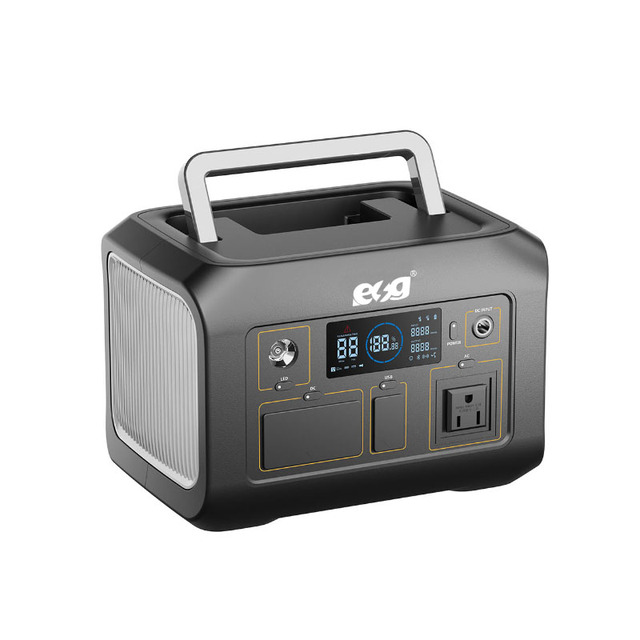 Off Grid Rechargeable Solar Generator Universal Plug Outdoor Energy Storage for Camping Emergency 300W