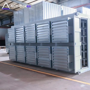 Conteneur mobile de ferme Zcash refroidi par air de 40 pieds, capacité de 180 <span class=keywords><strong>ASICs</strong></span> Z15 Pro Equihash, 151,2 MSol, 500,4 kW, profit net quotidien de 4629 USD - Product Image 1
