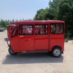 Triciclo Eléctrico de Lujo para Pasajeros, Carrocería Cerrada, Largo Alcance, con Cubierta para Lluvia, 3 Asientos, Multifuncional, en Oferta - Product Image 2