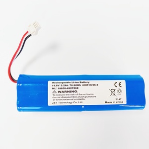 Jieyo ecova Deebot T5 T8 T9 T10 X1 ozmo 950 T8 + T9 + Robot Máy hút bụi 14.4V 5200mAh bán trạng thái rắn mô hình Pin - Product Image 1