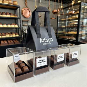 Sac isotherme jetable en non-tissé avec feuille d'aluminium pour chocolat, café, boissons et livraison de plats à emporter pour restaurants - Product Image 1