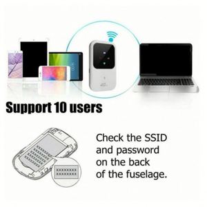 Giá rẻ Wifi Túi LTE hotspot <span class=keywords><strong>Router</strong></span> với khe cắm thẻ Sim 150Mbps 2400mAh routeur 4G Avec Carte Sim thích hợp cho máy tính xách tay - Product Image 3