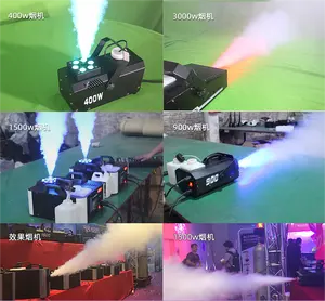 1500W LED Stage DJ Disco Fog Machine Equipo de efectos especiales para espectáculos de escenario y discotecas con hielo seco