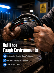<span class=keywords><strong>สาย</strong></span>เคเบิลใยแก้วนำแสง Dekam GJYXCH แบบติดตั้งภายนอกอาคาร 2 คอร์ โหมดเดี่ยว G657A1 สำหรับ FTTH รูปแบบ 8 ราคาโรงงาน - Product Image 4