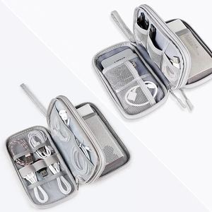 Travel <b>Cable</b> Bag Portable Digital Storage Pouch Charger Data <b>Cable</b> USB Bag Organizer <b>Waterproof</b> Electronic Accessory Storage Bag - Product Image 4
