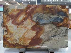 หินควอตซ์ไซต์ธรรมชาติสีน้ำเงิน Louise แผ่นใหญ่หรูหราทันสมัย กันน้ำ พร้อมรับประกัน 1 ปี สำหรับห้องน้ำและห้องครัว - Product Image 4