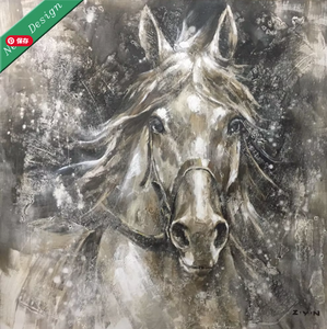 Pintura al óleo de caballo abstracto <span class=keywords><strong>sobre</strong></span> <span class=keywords><strong>lienzo</strong></span>, diseño de animales hechos a mano, 100% de alta calidad - Product Image 4