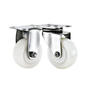 1,5 ''2'' Light Duty Small PA Edelstahl räder Nachlauf Rostschutz möbel Nylon Wasserdichte Rollen - Product Image 2