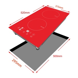 Placa de Inducción Doble de 3600W, Integrada, con 2 Quemadores - Product Image 4