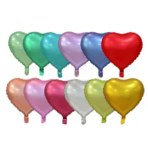 工厂制造定制形状广告心形聚酯薄膜气球个性化定制疼痛箔气球