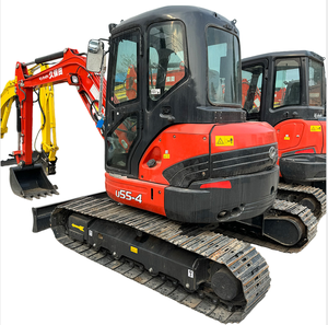 Excavadora Kubota U55-4 Usada Kx 163 en Buenas Condiciones y con Poco Uso, Mini Excavadora Original Japonesa de 5 Toneladas en Venta a Precio de Mayoreo - Product Image 1