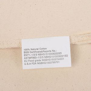 Sac à cordon en toile de coton naturel avec logo personnalisé OEM, sac à linge écologique, pochette de rangement pour sacs à main, chaussures, vêtements, emballage - Product Image 6