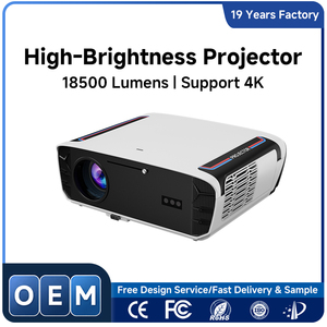 Proyector Android OEM A9Q 1850 ANSI Lúmenes, Proyector de Alto Brillo para Negocios y Aulas, Enfoque Automático, Full HD 4K Cine - Product Image 1