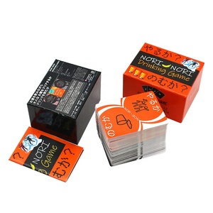 Card Game Manufacturer Custom Printed family Party Drinking Card Game with Gift Rigid Box