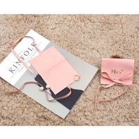 Cadeau en daim de haute qualité avec logo personnalisé Pochette à bijoux de luxe de voyage Enveloppe personnalisée pour femme