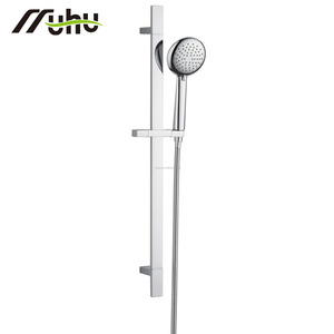 Ensemble de <span class=keywords><strong>douche</strong></span> multifonctionnel facile à installer, barre coulissante réglable, douchette à main et étagère de rangement, essentiel pour la salle de bain - Product Image 3