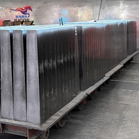 Briques réfractaires trapézoïdales en MgO-C (magnésie-carbone) pour revêtement de cuve EAF et paroi d'ovenne en arc, briques à haute stabilité thermique