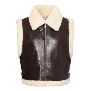 Gilet d'hiver et d'automne pour femme, tricoté, col rabattu, coupe ample, confortable, imperméable, coupe-vent, respirant, décontracté - Product Image 1