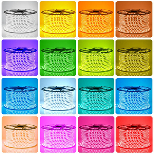 220V 12V trang trí <span class=keywords><strong>LED</strong></span> Strip ánh sáng 5050 RGB điều khiển từ xa không thấm nướ<span class=keywords><strong>c</strong></span> <span class=keywords><strong>LED</strong></span> Strip <span class=keywords><strong>Lights</strong></span>/<span class=keywords><strong>LED</strong></span> Light Bars/Thông minh dải đèn - Product Image 6