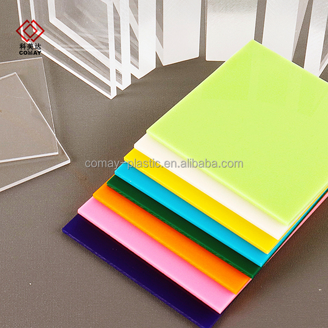 Opaque Colored Cast Acrylic Panel Colorful Acrylic Heet 8x4ft Rectangular Plain Acrylic Plastic Board